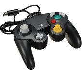 Mando analógico vibrante clásico NEUFU G163 para consola Nintendo Wii Gamecube, color negro