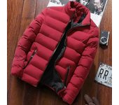 Abrigos de otoño e invierno para hombre, chaqueta acolchada para hombre, abrigo, ropa de abrigo, parka para hombre, chaquetas ajustadas informales Asian L