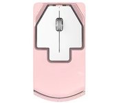 Ratones inalámbricos de carga silenciosa para ratón Gaming para portátil conexión inalámbrica de tres modos BT5.0 DPI 1600 color rosa