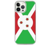 Coque iPhone - iPhone 13 Pro Max - Drapeau Burundi - Souple - Multicolore - Diseño único