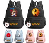 Mochila ligera y suave con diseño de Dragon Ball para ordenador portátil, ideal como regalo para niños, niñas y adolescentes, para viajes y ocio, de Anime