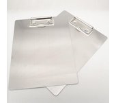 Portapapeles de acero inoxidable tamaño A4, organizador de papel para oficina, bloc de notas, carpeta, portapapeles, bloc de documentos, soporte para papel