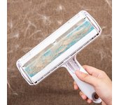 Rodillo eliminador de pelo para mascotas, cepillo de pelusa de 2 vías, herramienta de peine para perros y gatos, limpieza práctica, cepillo con pelo para perros y gatos, Base, muebles para el hogar, ropa para sofá one size