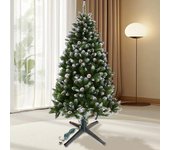 Soporte giratorio para árbol de Navidad, base para árbol giratoria ajustable de 360 grados con control remoto