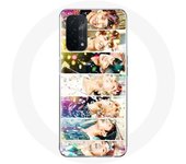 Coque Maniacase pour pour Oppo A74 5G BTS You Never Walk Alone Affiche Chanson Not Today