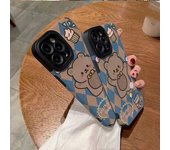 Funda de teléfono bonita de oso de dibujos animados para Iphone 11 14 Plus 13 Pro Max 12 Mini funda de silicona a prueba de golpes para Iphone Xr Xs X 7 8 Plus 6s 6 iphone 6s 6