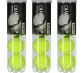 Pelota de tenis YONEX CHAMPIONSHIP 4 pelotas 3 botes TB-CHS43 amarillo