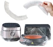 30 piezas de cubierta antipolvo para electrodomésticos, banda elástica de PE gruesa transparente, desechable, para cocina, horno microondas, olla eléctrica a presión, licuadora, tostadora, polvo A