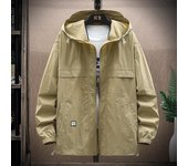 Ropa de protección solar para hombres Seda helada de verano con grasa añadida Chaqueta fina transpirable para hombres con sobrepeso de talla grande 8XL