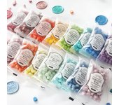 100 Piezas/Bolsa Partículas de Cera Sello de Laca de Fuego Delicado Color Aleatorio Color Macaron En Bolsas Cera de Sellado Forma Octogonal