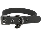 CityStyle Collar, PVC, S–M: 30–37 cm/20 mm, Negro