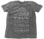 The Beatles Camiseta unisex para adultos Mr Kite lavada L carbón
