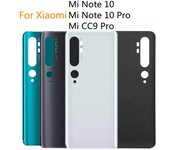 Para Xiaomi Mi Note 10 batería trasera Mi Note10 CC9 Pro puerta trasera de la carcasa Panel de vidrio batería carcasa trasera negro