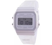 Reloj Casio Youth F-91WS-7 de cuarzo para mujer blanco