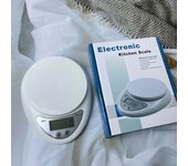 1 báscula digital portátil LED de 5 kg, báscula para alimentos, báscula electrónica de cocina, báscula pequeña que pesa en gramos 5Kg