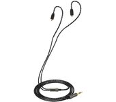 Cable de auriculares con cable de 3,5 mm, cable de repuesto desmontable, conector MMCX para Shure SE215