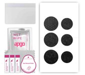 apgo Protective Skin Sticker for the back compatible with Apple AirTag, Wrap Film, Foil, Vinyl - Pattern Black Honeycomb