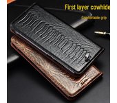 Funda protectora con tapa de cuero genuino para Samsung Galaxy A91, A72, A70S, A55, A54, A53, A52 y A51 Samsung Galaxy A60