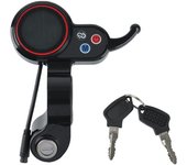 Pantalla de instrumentos LCD universal de 36 V/48 V con ajuste de llave para accesorios de scooter eléctrico