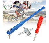 Herramientas de reparación de neumáticos de metal, tubo de núcleo de vástago de válvula, extractor de vástago de válvula de neumático, herramienta para quitar motocicletas y automóviles, accesorios para automóviles 3pcs