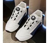 Zapatos de golf, zapatos deportivos para hombres y mujeres, zapatillas de golf cómodas para las cuatro estaciones, zapatillas casuales con cordones finos de moda, zapatos de ocio unisex 37 blanco
