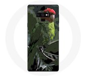 Coque pour Samsung Galaxy Note 9 Pionus Perroquet Rouge Vert