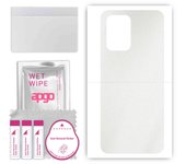 apgo Protective Skin Sticker for the back compatible with Xiaomi Poco X4 GT, Wrap Film, Foil, Vinyl - Pattern Matte Transparent