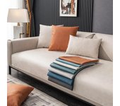 EIFLOY - Funda de sofá de cuero impermeable, 4 plazas, seccional, para gatos, protector de muebles, 3 plazas, antideslizante 70x70