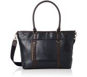 Bolsa de mano vintage bidireccional A4 con almacenamiento, color azul marino, AX2032 [Avirex] azul oscuro