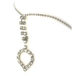 Les Trésors De Lily [M1828] - Chaine Cheville 'Love' blanc blanco
