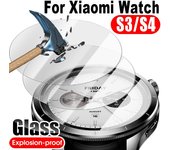 Protector de pantalla de vidrio templado para Xiaomi Watch S4/S3/S4, película protectora de dureza para Xiaomi Watch S3/S4 3Pcs