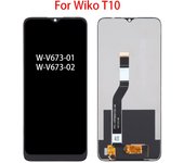 Pantalla LCD para Wiko T10 pantalla LCD Digitalizador de pantalla táctil reemplazo de montaje completo negro