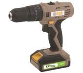 FARTOOLS Taladro atornillador de impacto inalámbrico con batería de iones de litio LI180P de 18 V 1,3 Ah
