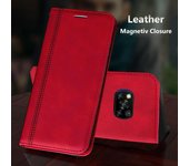 Para Xiaomi Poco X3 NFC funda de lujo de cuero suave de silicona con soporte para libro para Xiaomi Poco X3 X 3 NFC PocoX3 funda magnética para teléfono Fundas Xiaomi POCO X3 NFC marrón