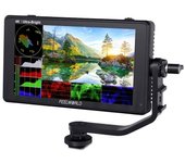 Monitor de campo táctil Feelworld LUT6 de 6 pulgadas y 2600 nits con diagrama vectorial de forma de onda LUT de alto brillo, histograma RGB, para cámara 1920 x 1080 IPS 4K HDMI DC