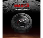 Reloj digital para hombre, reloj deportivo, relojes de pulsera impermeables con alarma de cronómetro negro