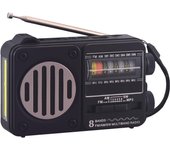 Lámpara de lectura eléctrica solar para prevención de desastres, radio pequeña con luz SOS para prevención de desastres que se puede usar con radio portátil USB que se puede