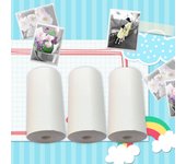 (SU)Uso con papel de impresión para cámara infantil Papel de impresión de etiquetas One size blanco