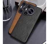 Funda para Huawei Pura70 Pro plus P60 P50 P50 P40 P30 Pro Lite funda Business wind cortex patrón Funda trasera de cuero para huawei pura 70 pro Pura 70 negro