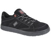 Grafters - Zapatillas de seguridad para hombre con puntera tipo patín 10 UK negro
