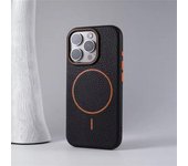Funda Magsafe de cuero con estampado retro Lichee para iPhone 13, 11, 12, 14, 15, 16 Pro Max y 16 Plus, suave y original, con carga inalámbrica iPhone 16 Pro Max blanco