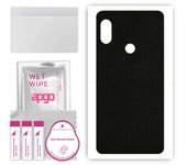 apgo Protective Skin Sticker for the back compatible with Xiaomi Redmi Note 5 AI Dual Camera, Wrap Film, Foil, Vinyl - Pattern Matrix