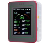 Monitor de calidad del aire 15 en 1, comprobador inteligente de calidad del aire con blanco