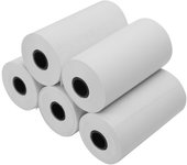 5 rollos de papel térmico para recibos, papel térmico para máquinas de oficina, impresoras pequeñas
