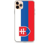 Funda iPhone - Eslovaquia - Drapeau - Souple - Multicolore - Compatible iPhone 11 Pro Max