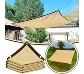 Toldo de piscina nuevo con red de protección solar para cobertizo de plantas 3x5m