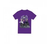 Camiseta para hombre de la tumba de Jack Skellington de Pesadilla antes de Navidad M púrpura
