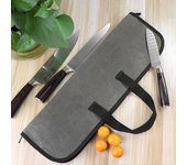 Estuche para cuchillos (4 ranuras), bolsa enrollable para cuchillos de chef de lona con asas duraderas, cuchillo impermeable portátil verde del ejército