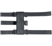 Soporte de correa de altavoz ajustable Soporte de altavoz portátil para golf, bicicleta, motocicleta, ATV Adecuado para negro