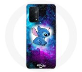 Coque pour Oppo A74 5G Stitch Ohana Citation Espace Coloré - Maniacase
